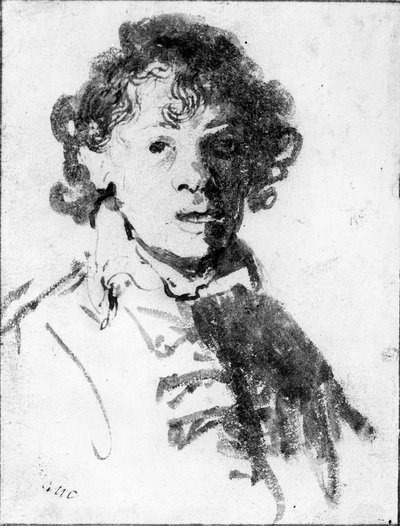 Selbstporträt als junger Mann, ca. 1628 von Rembrandt van Rijn